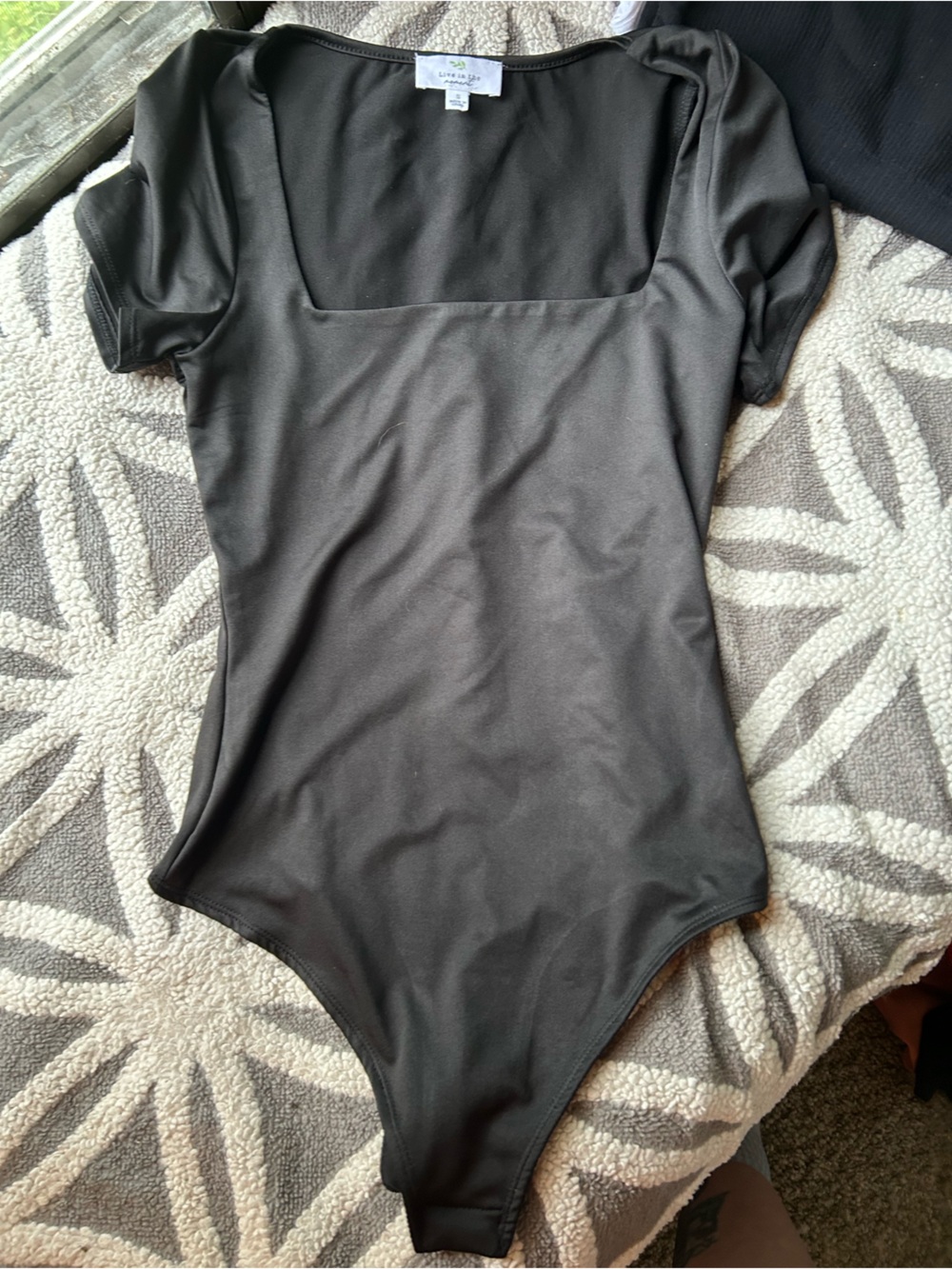 Black One-Shoulder One-Piece Swimwear